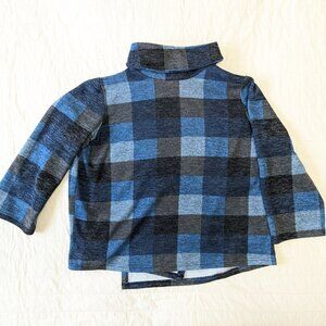 Silverts Women's Open Back Cowl Neck Top size XL assisted living caregivers top